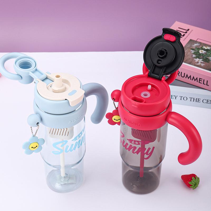 2-Way Drinking Ring Handle Ice Tumbler Leakproof Insulated Cup For Home Outdoor Travel