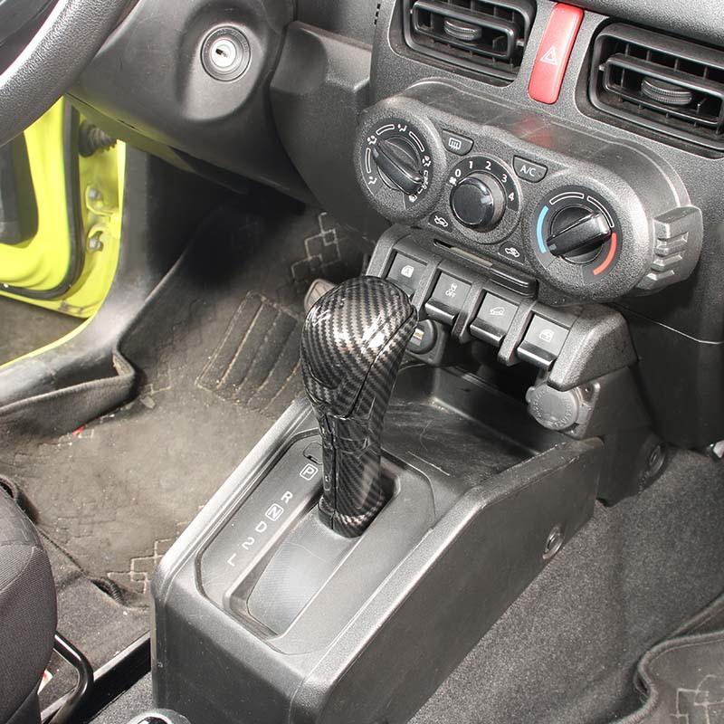 Capac panou lateral al schimbătorului de viteze auto autocolant de protecție a pârghiei de viteze pentru Suzuki Jimny 2019 în sus Accesorii auto ABS