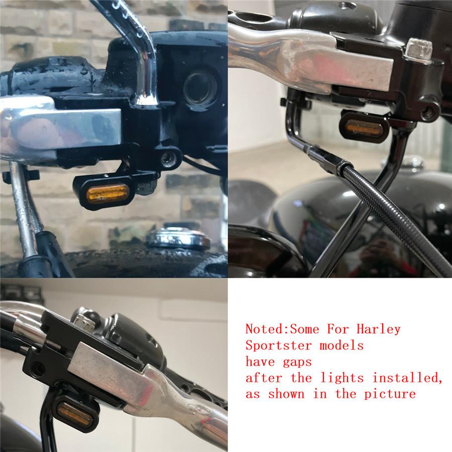 2 Pcs LED Turn Signal Light Blinker Indicator Lamp For 1996-2007 Dyna Models New