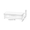 Cotton Swab Dispenser Pad Container - Small Earring Organizer Portable Travel Holder Transparent Storage Items