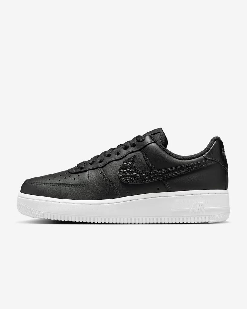 IO4837-001 Nike Air Force 1 '07 SE Black Neutral Grey White Black (Women's)