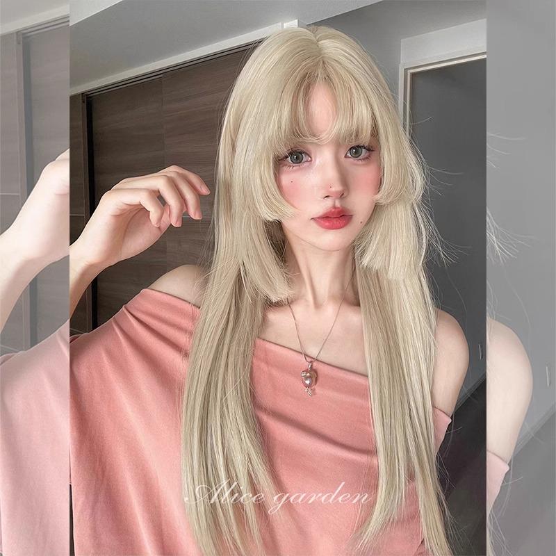 Dreamy Sunshine Long Straight Lolita Wig - Ancient Chinese JK Style