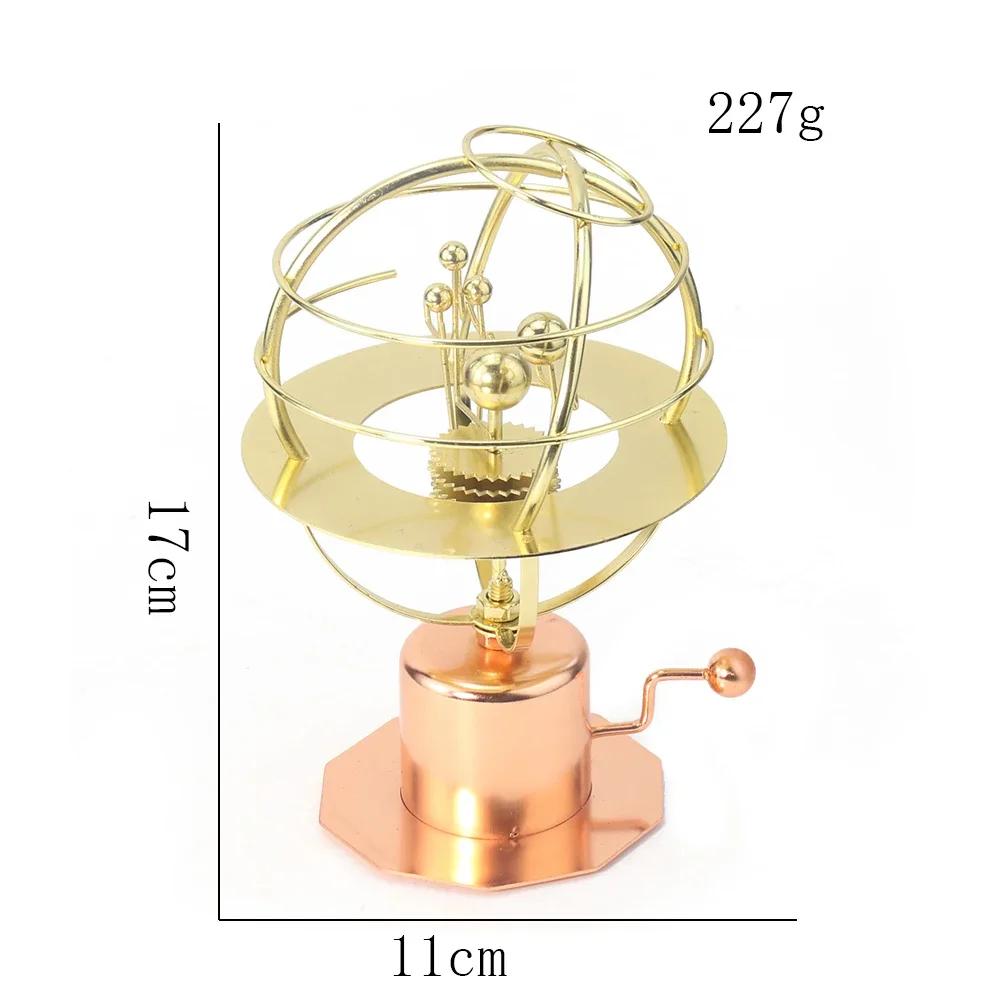 Grand Orrery Solar System Model Celestial Body Universe Rotating Metal Crafts Ornament Astronomy Collectible Desk Decor Gift