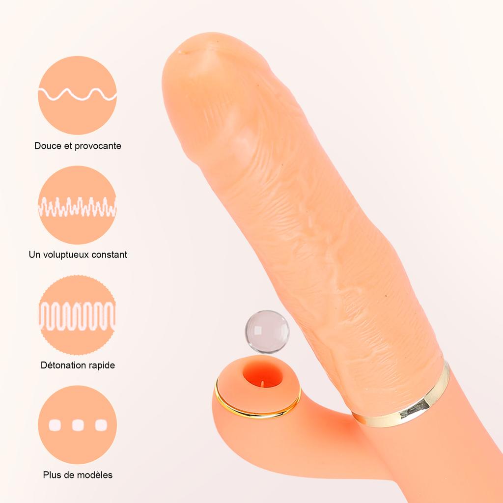 Female Masturbator Silent Electric Suction Massage Stick Vibration Stick Adult Sex Toy
