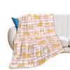 Cute Corgi Blanket Puppy Pattern Blanket Soft Flannel Blanket For Children Adult Gift Blanket