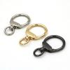 Swivel Clasps Keychain, Key Ring Holder With Spring Open Ring For Home Car Keys Backpack Organization Men'S Keychain