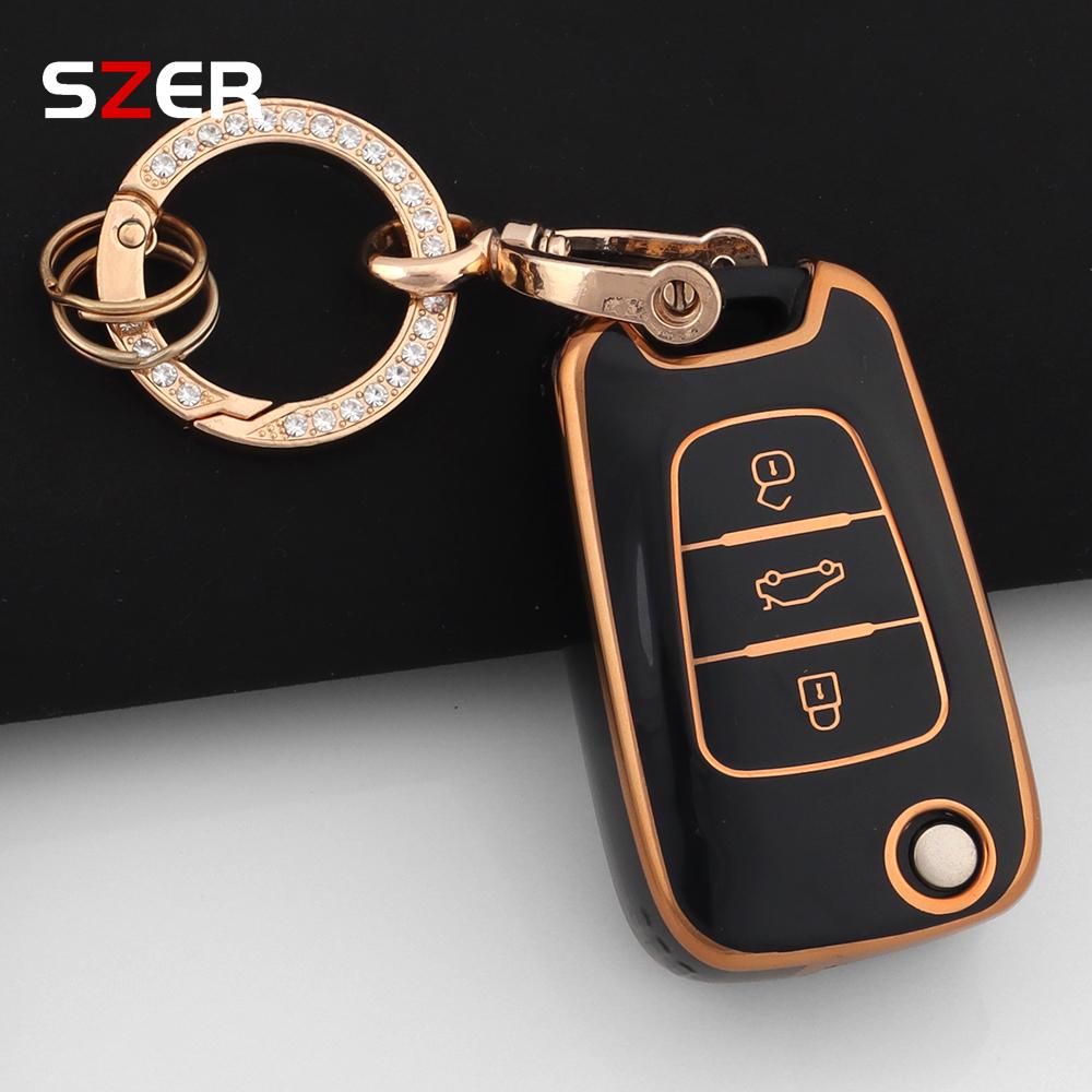 Tpu Car Key Case Cover For Hyundai I20 I30 Ix20 Ix25 Ix35 Elantra Accent For Kia Sportage Rio 3 Soul Optima Ceed Pro K5 K2 Pride