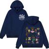 Noah Kahan The Great Divide Tour Grafikdruck Hoodie Herren Damen Mode Sweatshirt Langarm Freizeit Hip-Hop Pullover