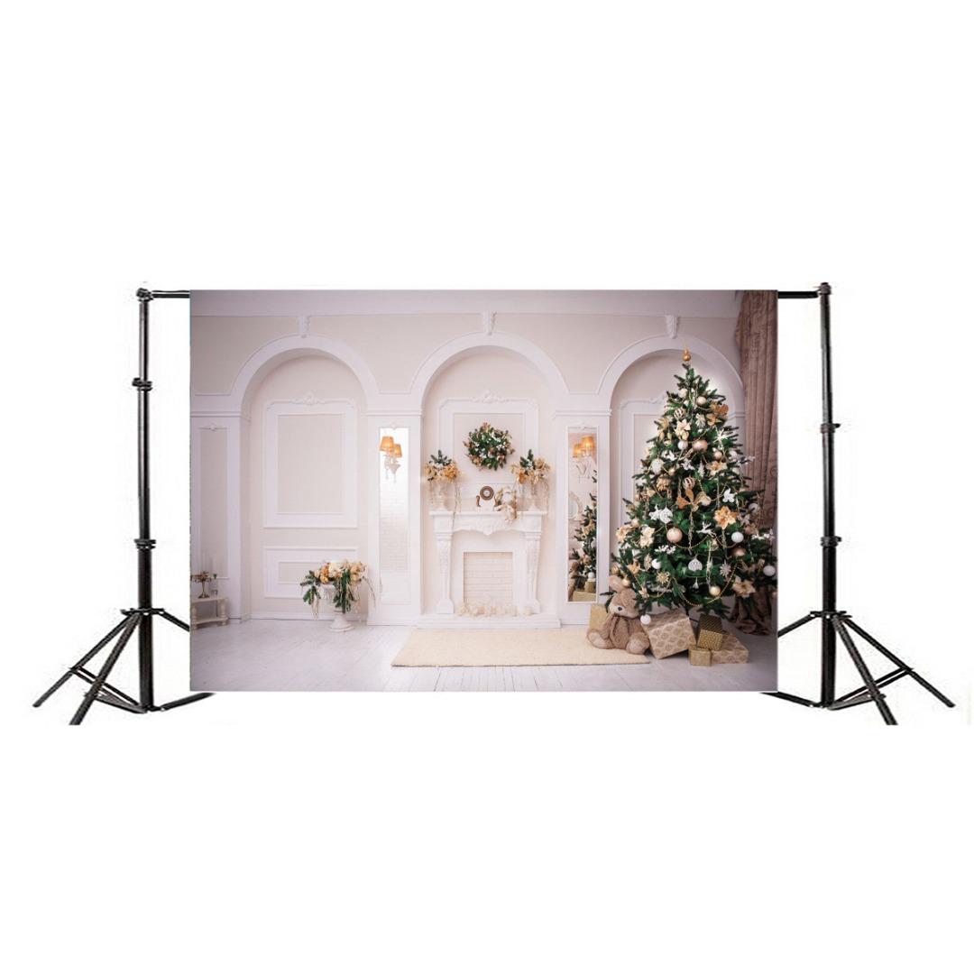 

Виниловый фон для фотосъемки с рождественской елкой 7x5 футов, реквизит для фотостудии