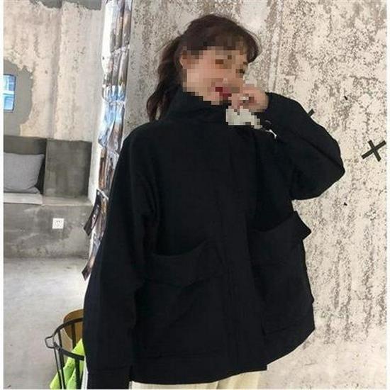 2025 Autumn/Winter Korean Style Loose Short Jacket for Female Students - Harajuku & Hong Kong Style Versatile Windbreaker.