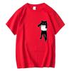 Summer Mens High Quality Tshirt 100 Cotton Funny Pocket Cat Print Men Loose Cool Oneck T Shirt for Men Short Sleeve Male Tee