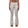 Good For Nothing Womens/Ladies Ribbed Flared Leggings