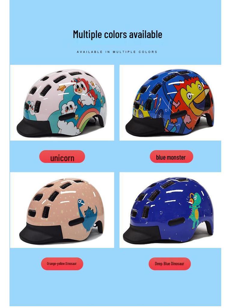 Paten Kaykay, Kaykay, Bisiklet ve Binicilik Aktiviteleri İçin Çocuk Güvenlik Kaskı