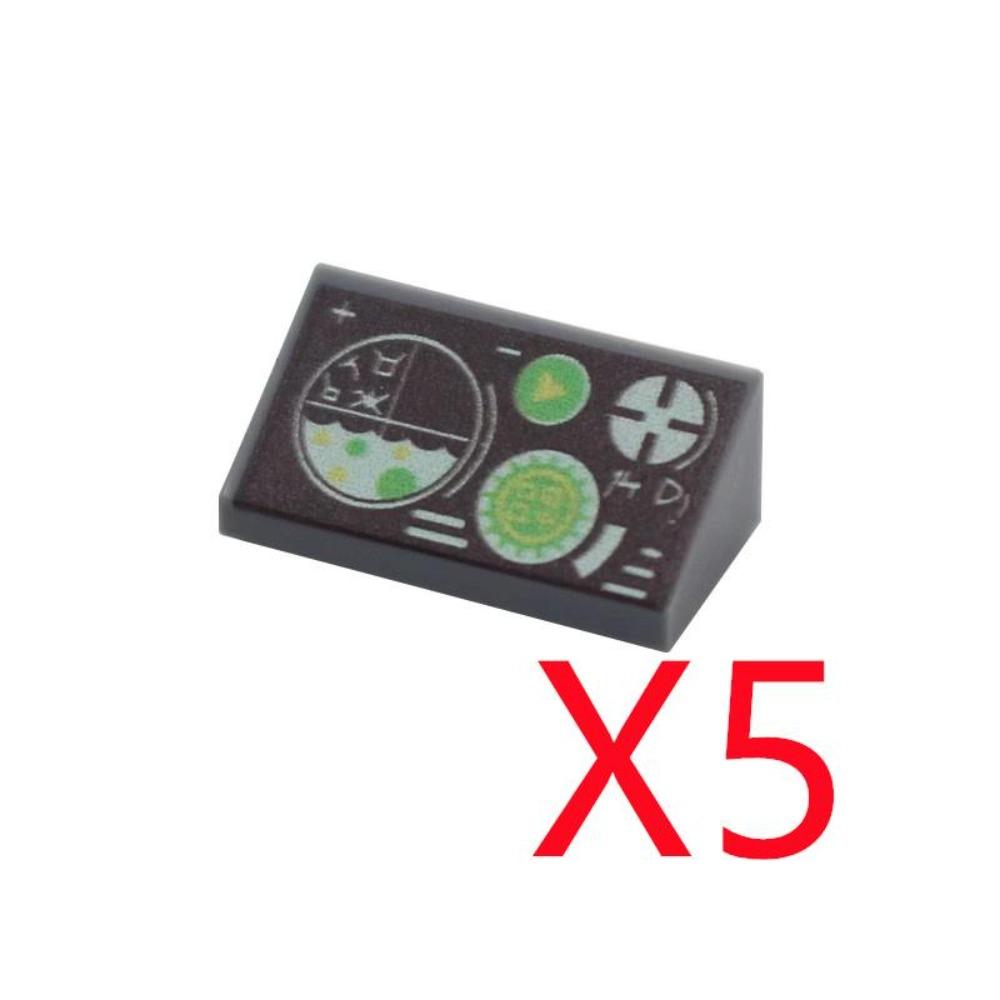 City Building Blocks Accessories Dashboard Audio Computer Control Center Radar Keyboard Mobile Phone Model Mini Brick Toy R054