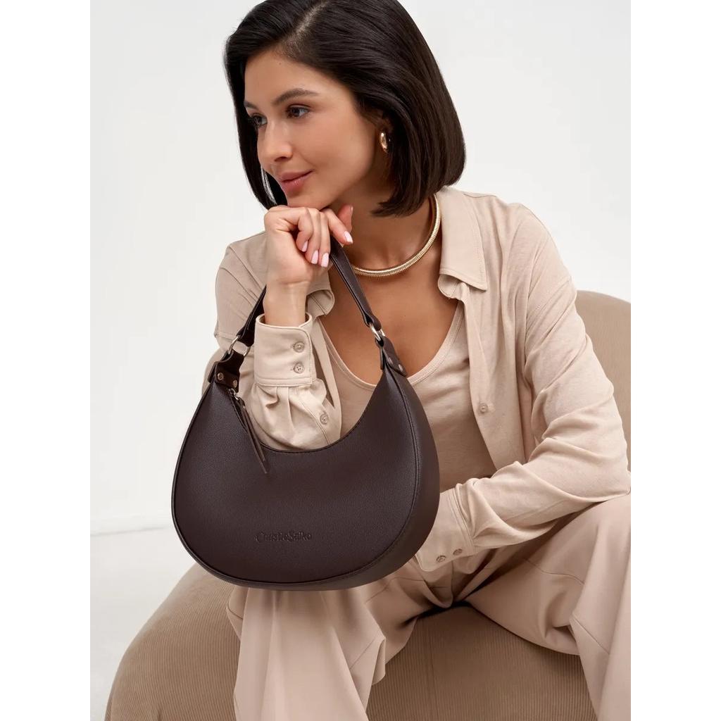 Women's Handbag, Shoulder Bag, Half-moon Bag, Underarm Bag