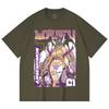 230 Gsm 100% Cotton Digimon V9 Angewomon Waifu Print Unisex Heavy Cotton T Shirt