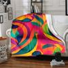 1pc Colorful Pattern Design Blanket Warm, Cozy, And Soft, Suitable for Sofas, Beds, Cars, And Office Use.Perfect for Camping And Travel, Making It a G