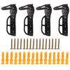 4Pcs Wall Mount Vertical Bike Hook Holds Up To 66lbs Steel Wall Mount Vertical Bike Hanger Rack for Indoor Garage Shed