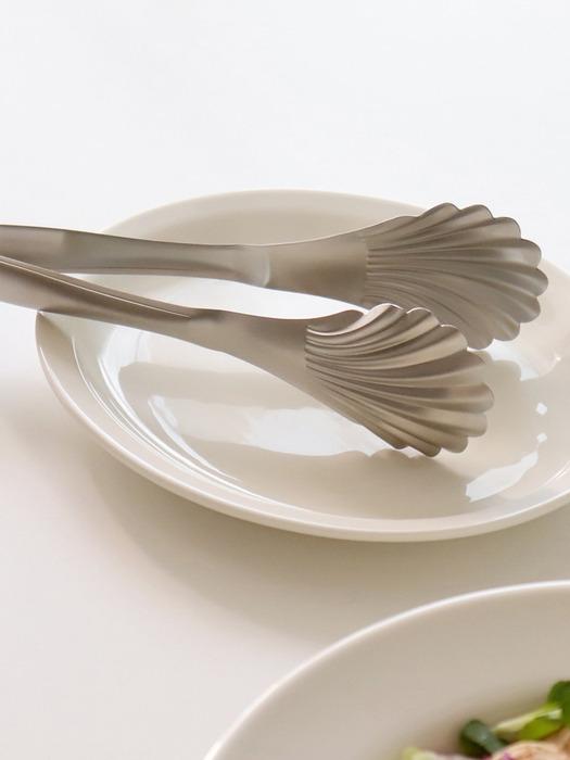 kamomekitchen shell stainless steel tongs -