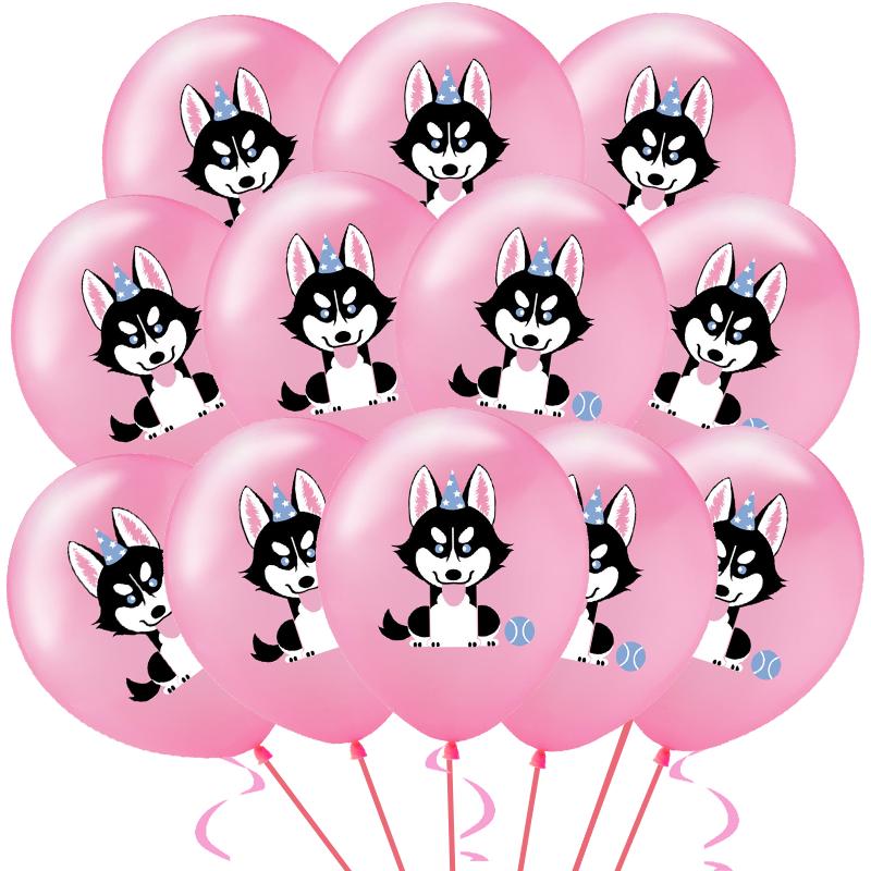 Cat Pet Dog Birthday Party Latex Balloons Cute Cartoon Kitten Print Balloons Supplies Meow Kitty Theme Balloons for Birthday