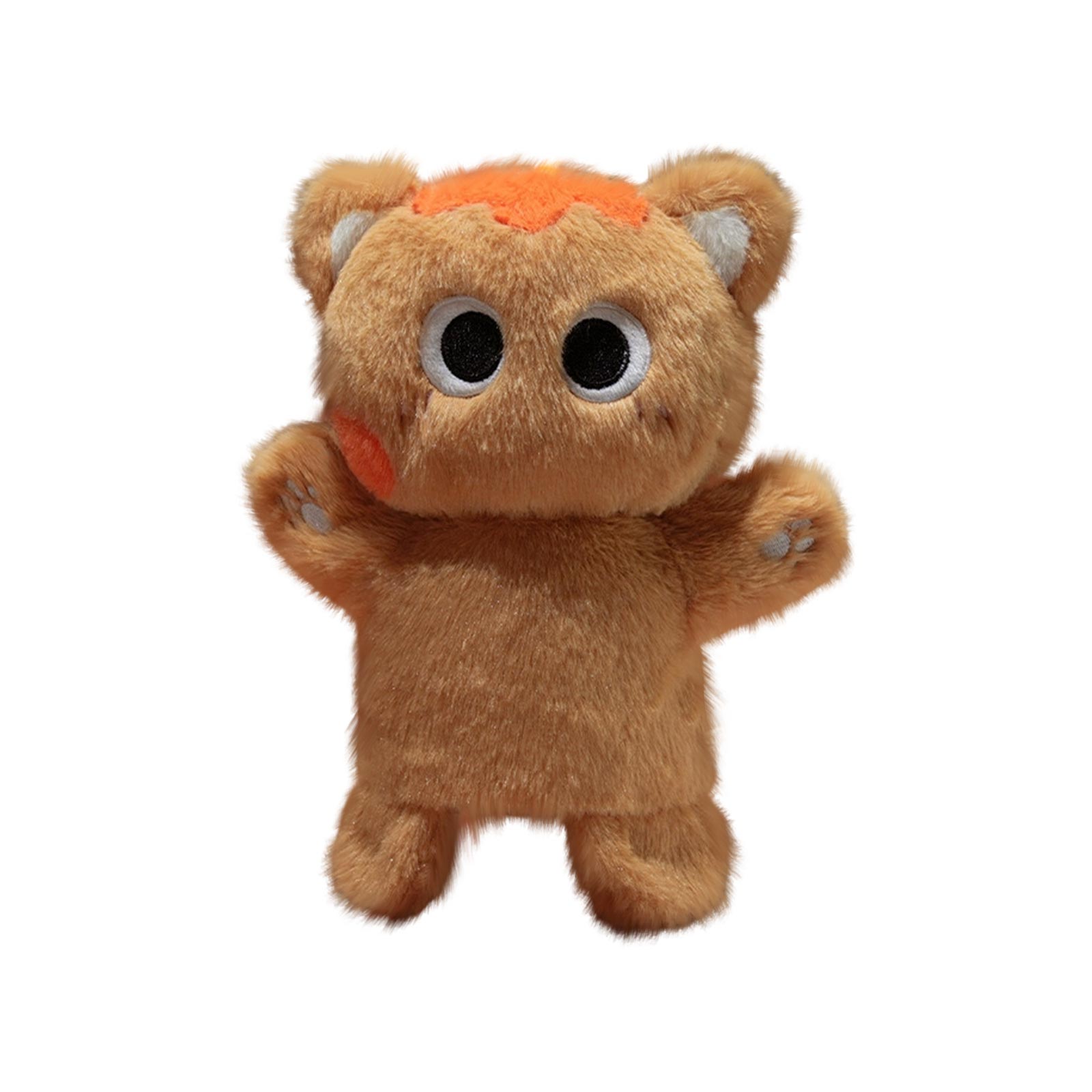 

Cute Cats Hand Doll Plush Toy Doll Doll Cloth Doll Children s Gift Orange Cats Parent Child Game Interaction One Size оранжевый
