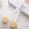Shower Brush with Soft & Hard Bristles Dual-Sided Long Handle Back Scrubber Exfoliator, Reusable Wet/dry Use for Whole Body Care