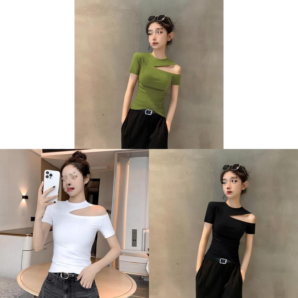 Oversize T Shirt For Women With Embroidery And Round Neck For Spring 2025