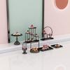 Z655 Wrought Iron Chinese Dessert Display Stand - Wedding & Home Décor Props Cake Stand.