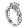 Lindon Classic 925 Sterling Silver Zircon Ring Ladies Jewelry Wedding Promise Party Gift