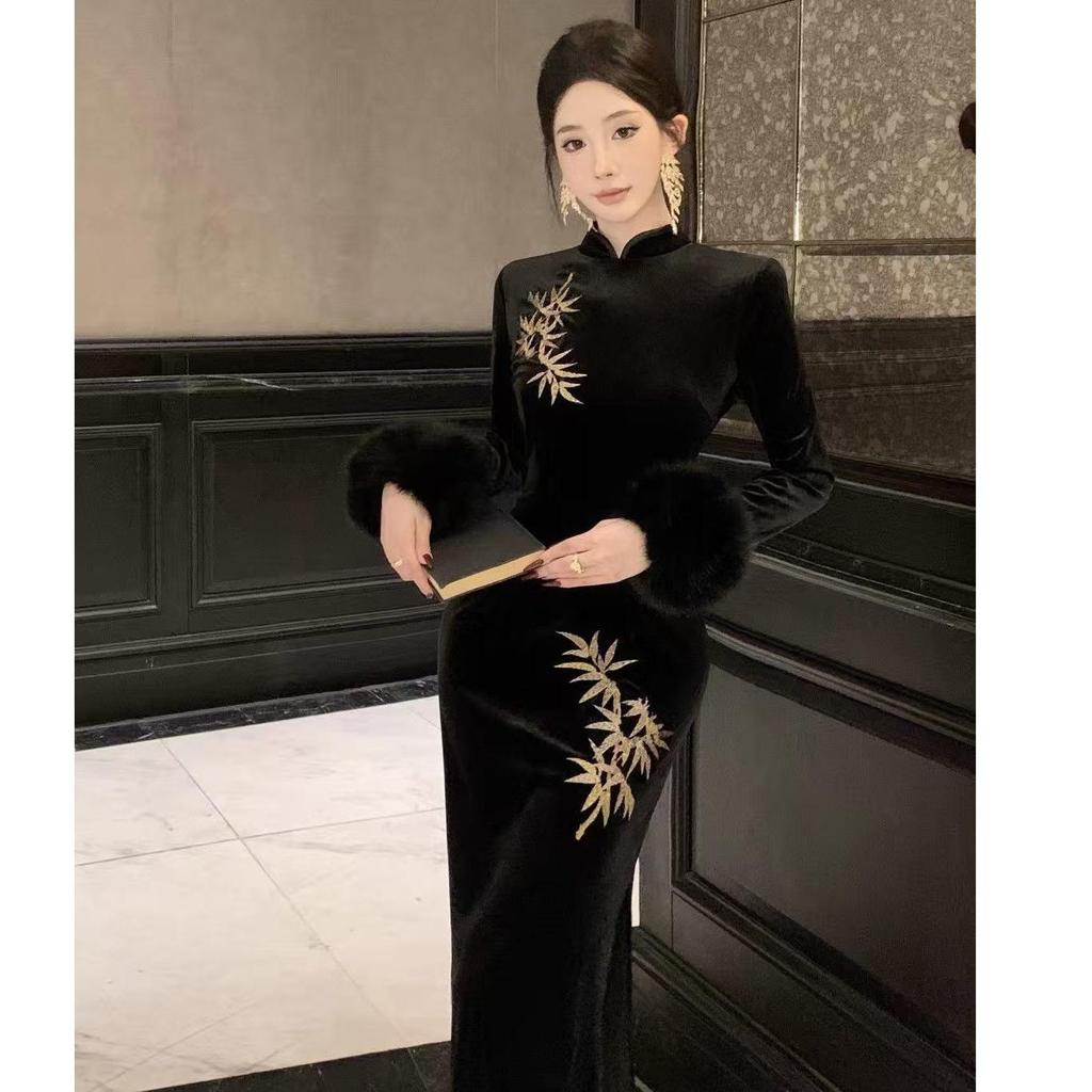 Elegant Retro-Inspired Qipao: 2025 Autumn/Winter Collection