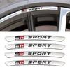 For Toyota GR SPORT Wheel Hub Logo Sticker Car Rim Decoration Aluminum Steel Modified ZI9