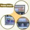 1/64 Model Car Display Case Miniature Scene Garage Diorama Dustproof 3 Tiers Toy Storage Box