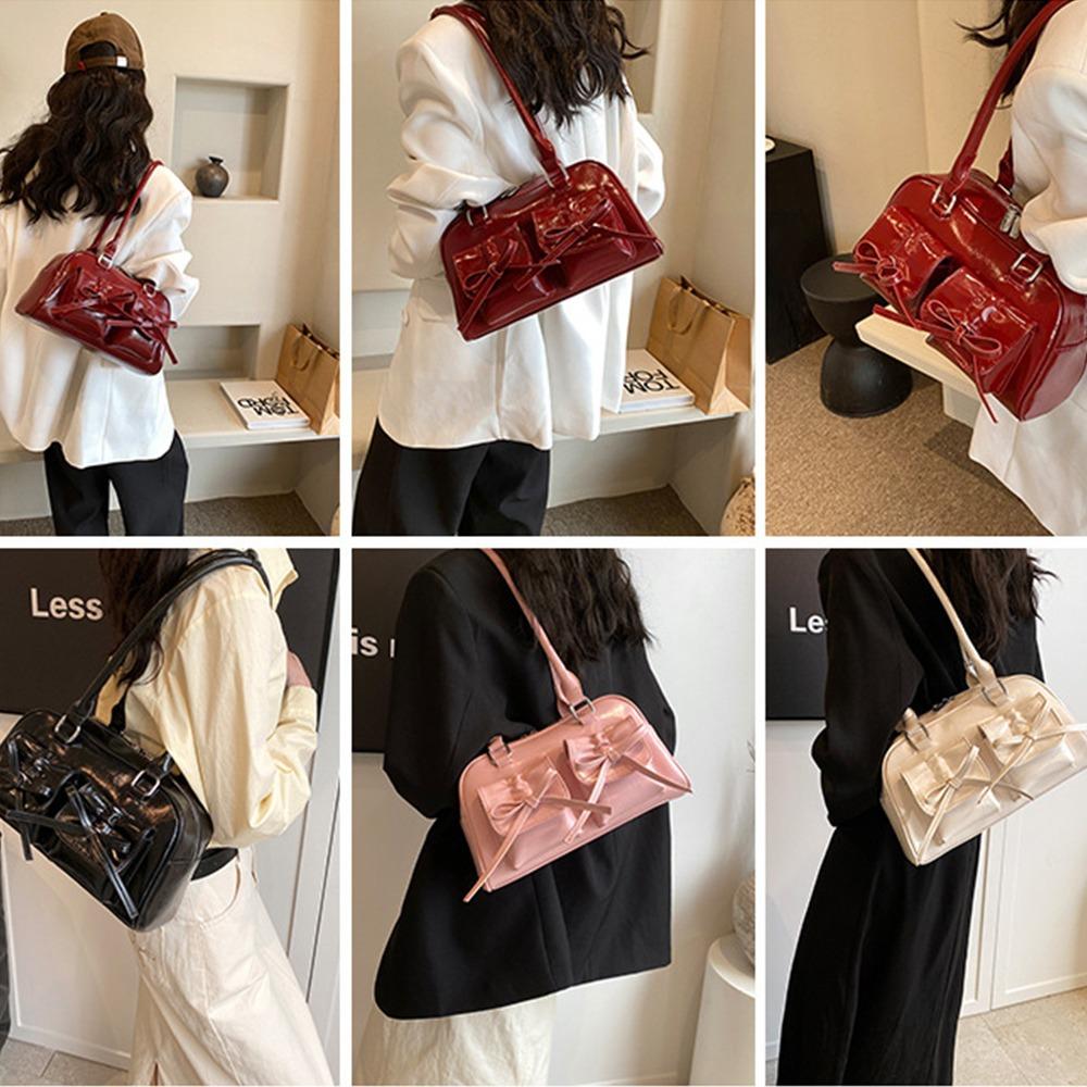 

Retro Crossbody Bags High-capacity Shoulder Bag New Satchel Hobo Bag Women червоний