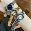 Fashion Steel Belt Watch Femininity Diamond-Encrusted Rhombus Mirror Women'S Watch