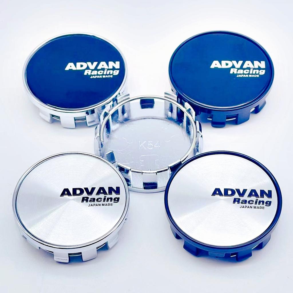 4pcs/Set High Quality 54mm ADVAN  Racing Car Wheel Center Hub Rim Cap Styling Cover For ADVAN Emblem Badge Stickers Accessories