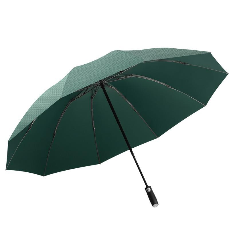 Automatic umbrella Large rainstorm-proof multi-keel wind-resistant and strong umbrella Men's business reverse umbrella custom logo