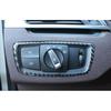 For BMW X1 2016-2022 Real Carbon Fiber Function Control Button Frame Trim 1PCS