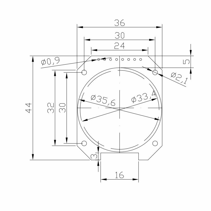 HEXING 1.28 Inch Round TFT LCD Display 240x240 4 Line SPI Interface GC9A01 Driver IC 400 Nits LED Backlight for Smart Watch DIY
