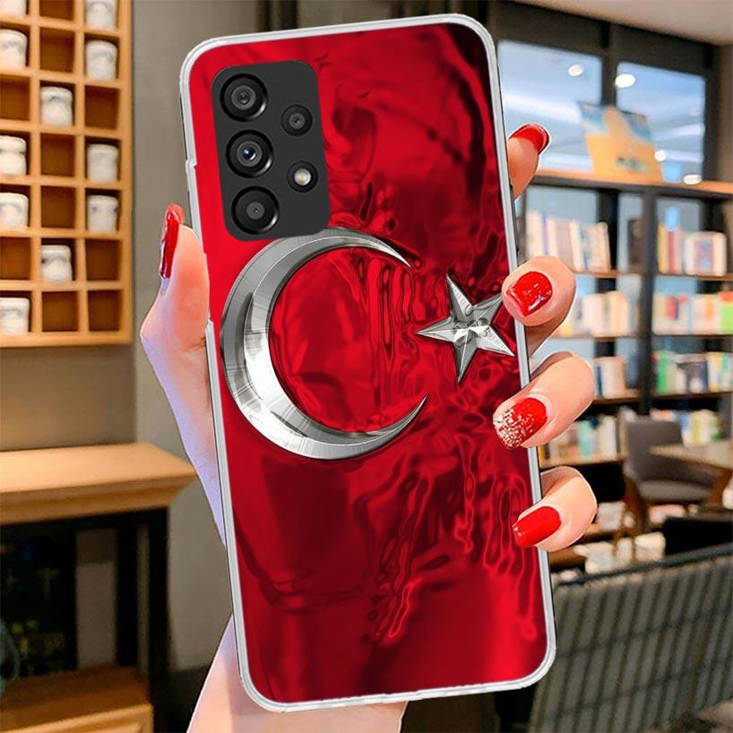 Turkey Turkish Flag Phone Case For Samsung Galaxy A17 A37 A57 A16 A26 A36 A56 A15 A25 A35 A55 A14 A24 A34 A54 A13 A23 A33 A53 Ga