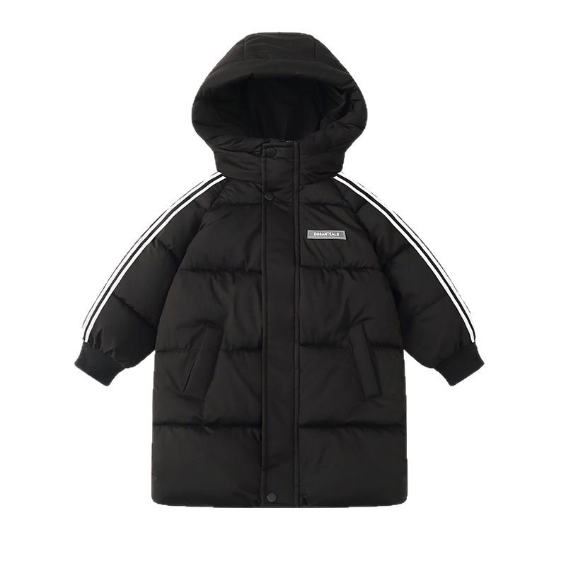 Children's down cotton-padded clothes Medium long children's clothes Boys' clothes Padded-padded clothes Girls' baby cotton-padded jackets Keep warm