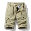 Herren Sommer Cargo Shorts Herren Mode Lässig Multi Taschen Shorts Hosen Elastische Taille Atmungsaktiv Jogging Shorts Herren