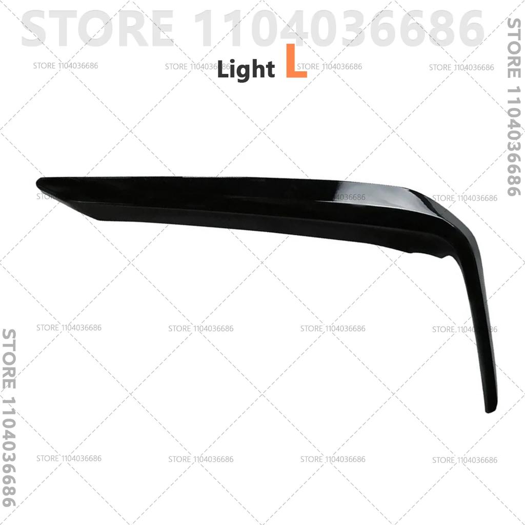 For 2018-2020 G30 G38 BMW 5 Series M Sport Front Fog Light Trim Strips Eyebrow Lamp Cover 51118070541 51118070542