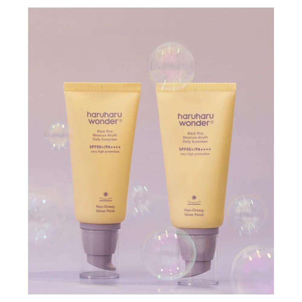 Haruharu Wonder Sun Cream BLACK RICE Moisture Airy Fit SPF50+, 50ml