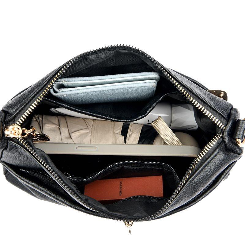 Damentasche Mode Lässige Diamant-Umhängetasche Vielseitiger Stickfaden Alte Mutter Messenger Bag