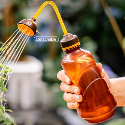 450ml Watering Bottle Squeeze Watering Bottle with Removable Shower Head Small Watering Can for Seedlings Houseplants Succulents