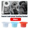 50Pcs Faucet Sealing Gasket Triangle Valve Hose Plumbing Fitting Plug Silicone Washer Seal for Various Plumbing Fixtures