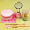 8PCS Matcha Tea Set Pink Gradient Japanese Style Complete Matcha Bowl Kit Perfect Gift for Wedding Housewarming