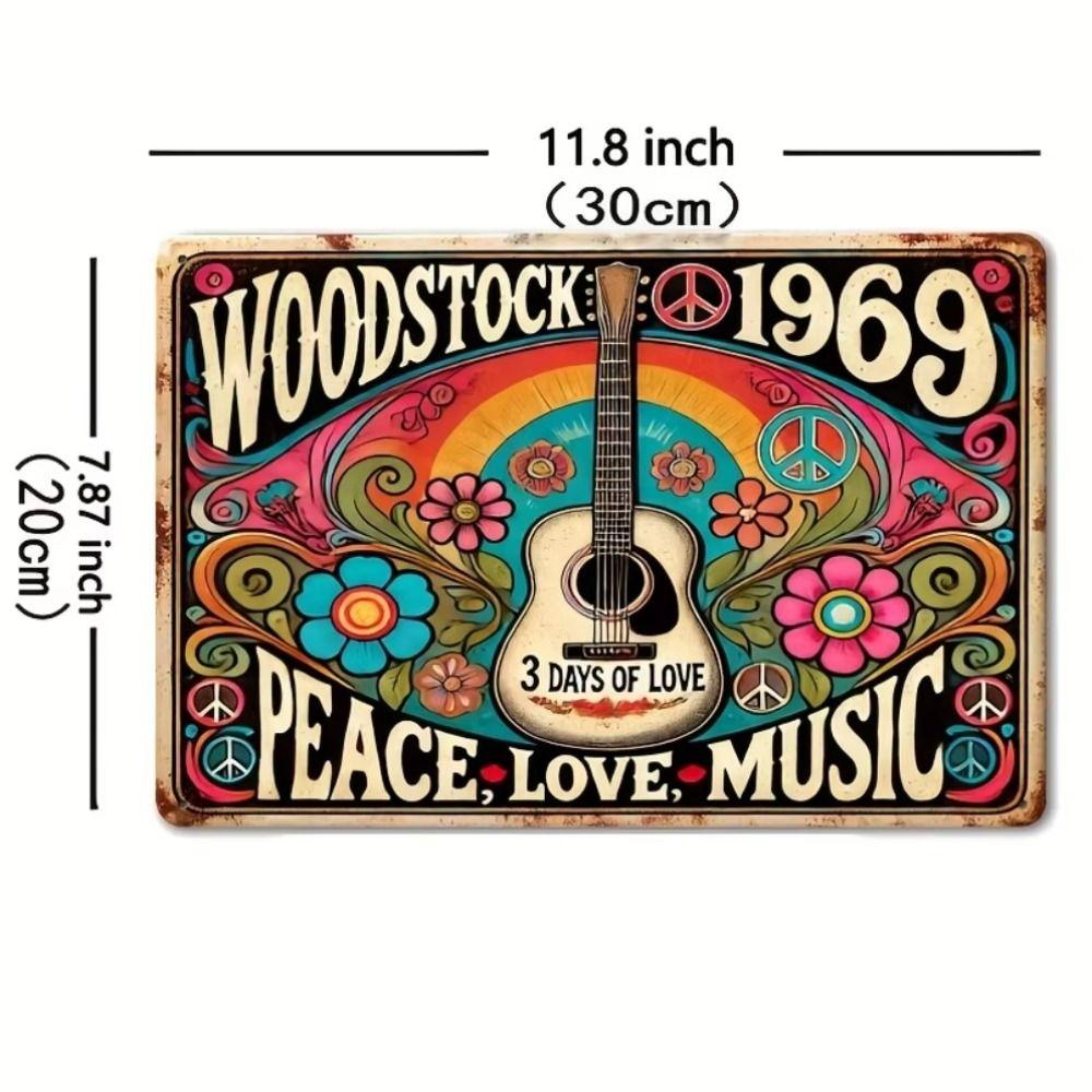 Handmade Metal Tin Sign Wall Art Home Decor 20x30cm