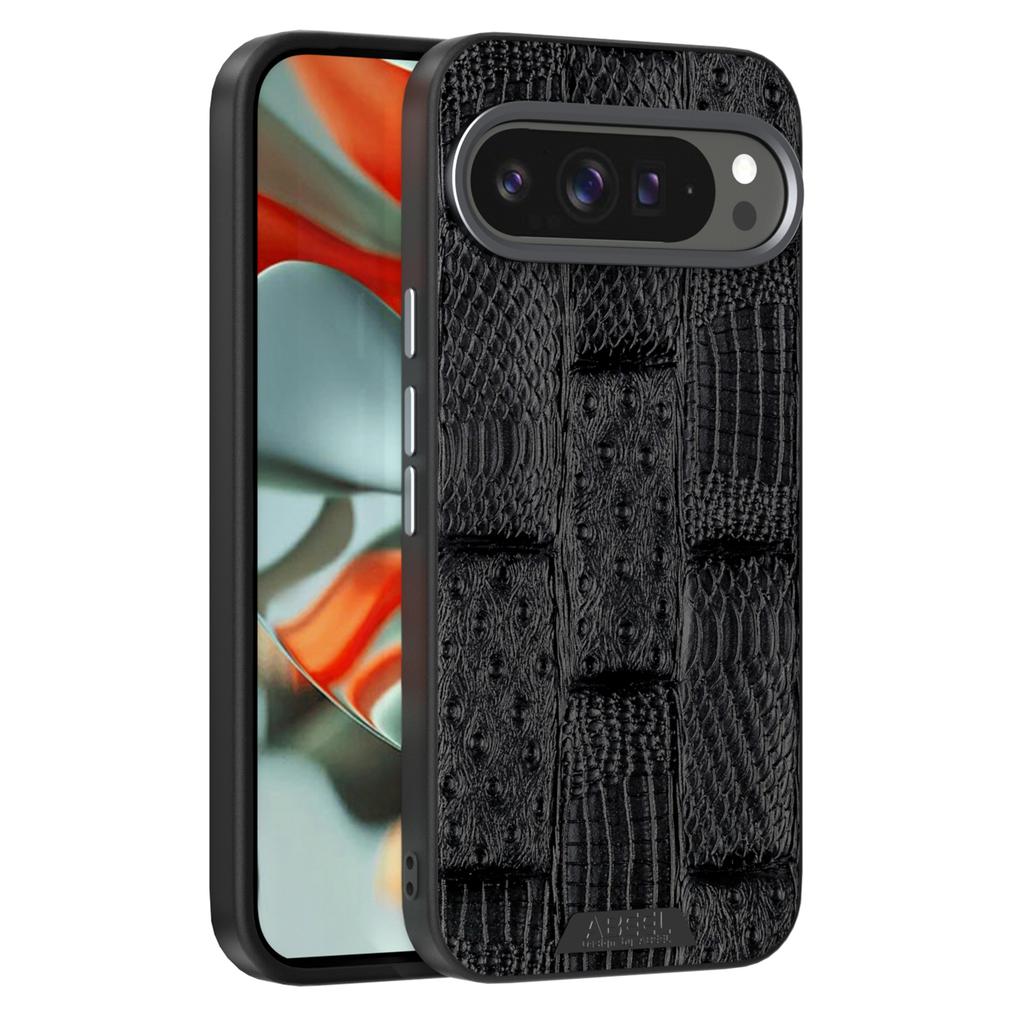 ABEEL For Google Pixel 9 Pro/Pixel 9 Case Compatible with MagSafe Beast Texture Micro-Embossing Back Cover