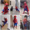 Goreson Spider Cosplay Full Body Zentai Soft and 3D Combat Size 140 Costume, Kids' Suit, Stretchy, Print, Boys' Uniform, One-Piece Set, Disguise,